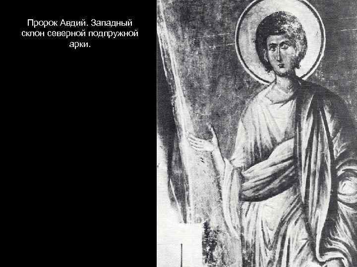 Пророк Авдий. Западный склон северной подпружной арки. 