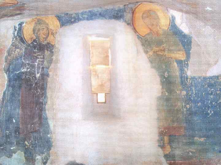 Ангел вручает монашеский устав Пахомию. 