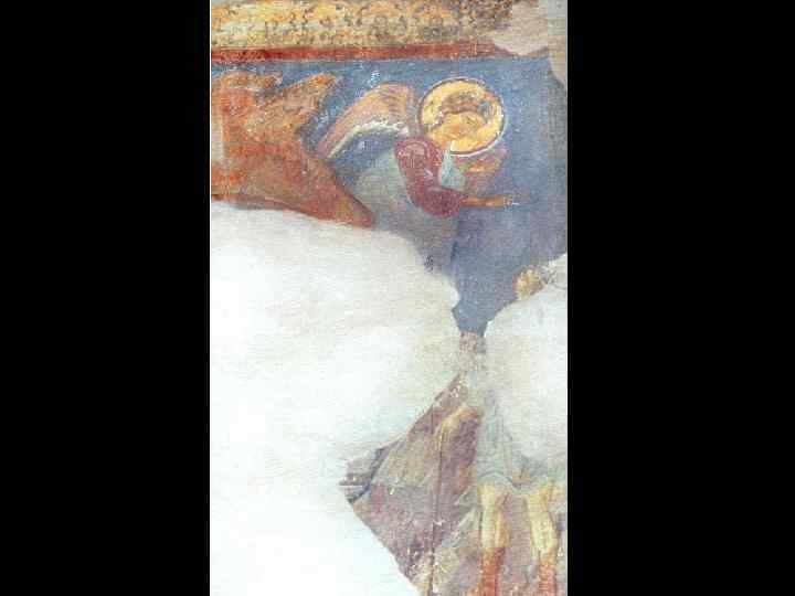 Благовестие пастухам. «Рождество Христово» . Роспись южной стены. 