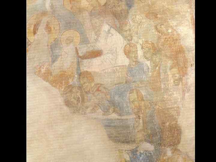 Успение. Правая часть композиции. Северная стена. 