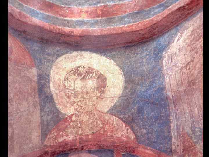 Христос Эммануил. Роспись западной подпружной арки. 