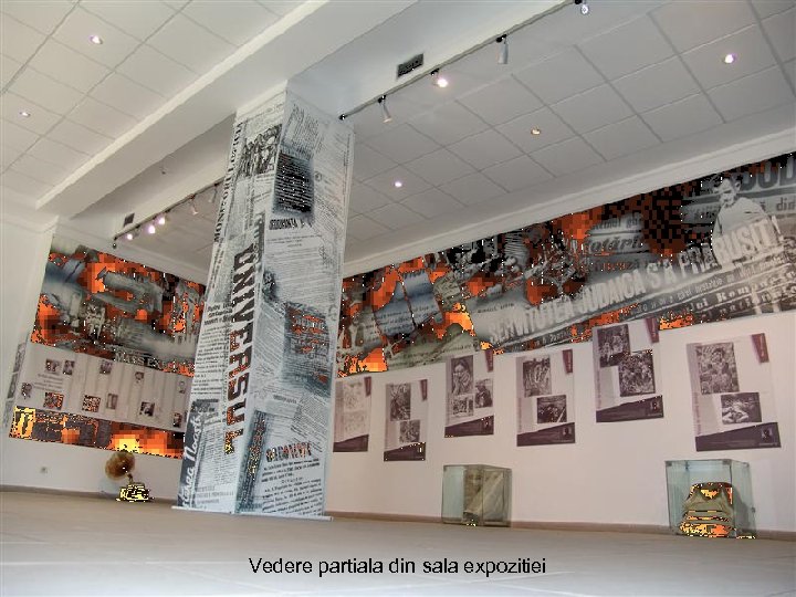 Vedere partiala din sala expozitiei 