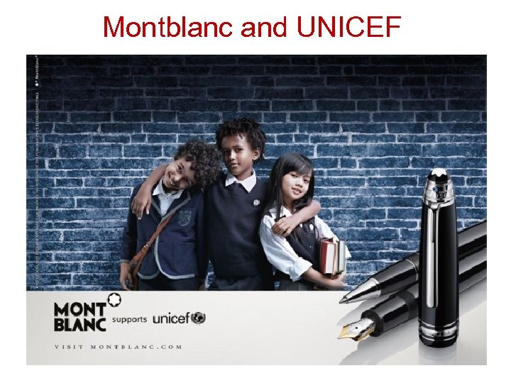 Montblanc and UNICEF 