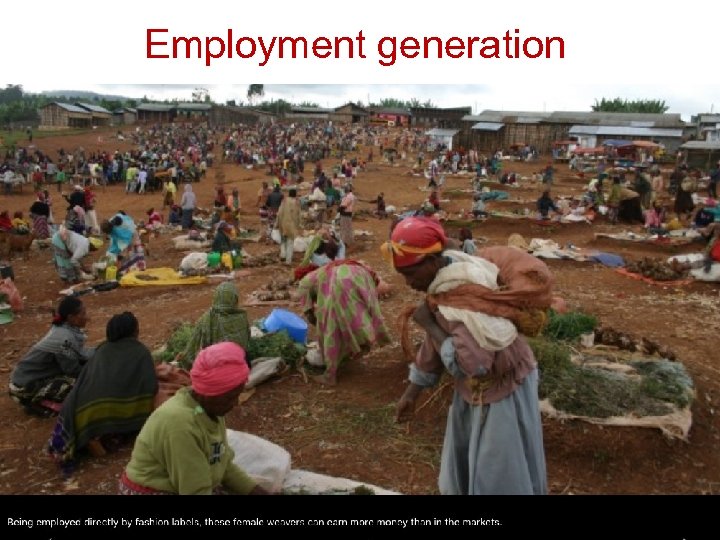 Employment generation 