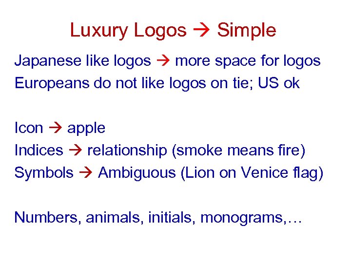 Luxury Logos Simple Japanese like logos more space for logos Europeans do not like