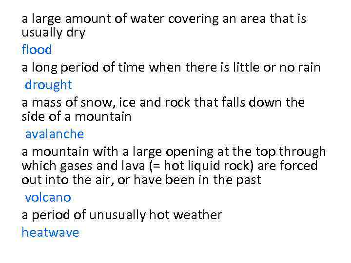 a large amount of water covering an area that is usually dry flood a