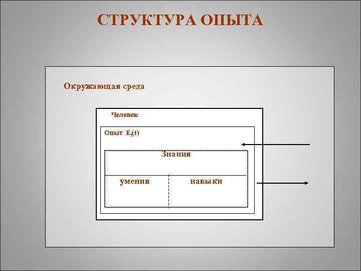 Структуры опыта