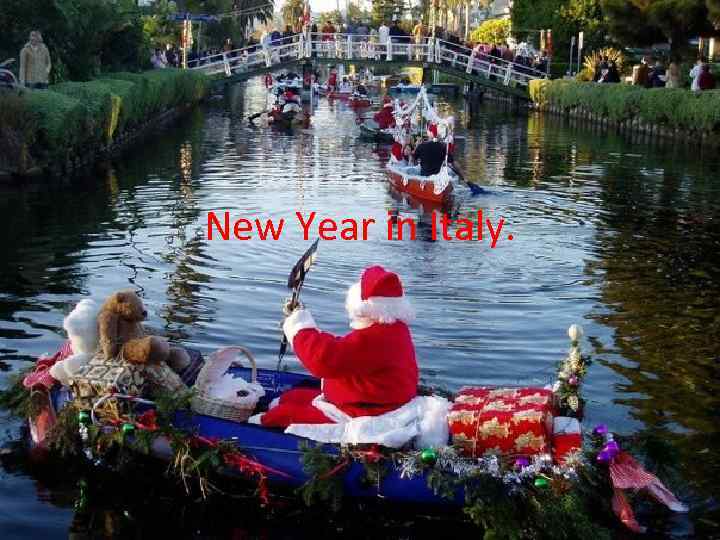 New Year in Italy. 