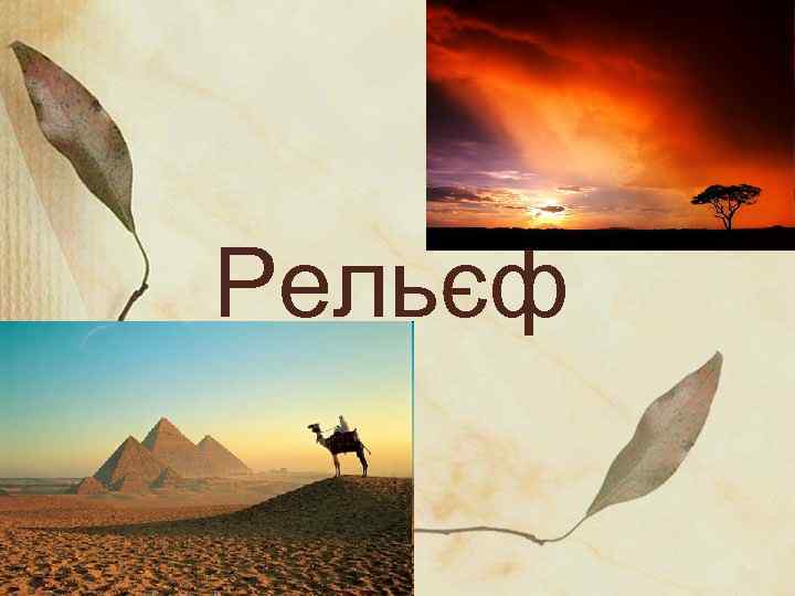 Рельєф 