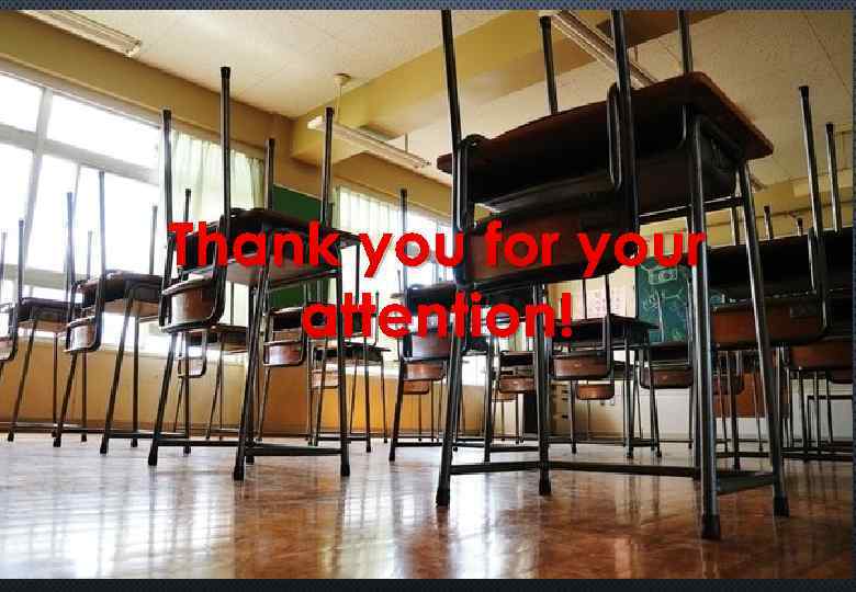 Thank you for your attention! 