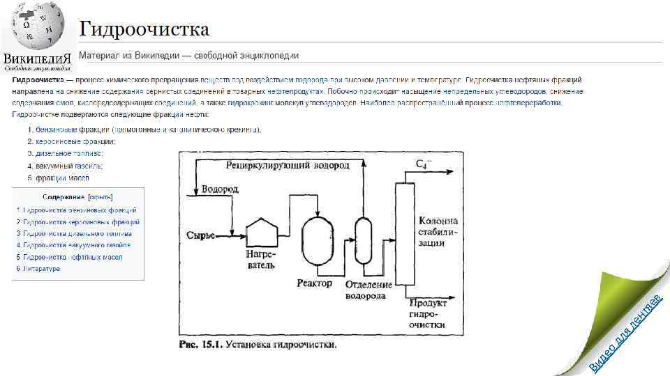 Гидроочистка дизельных топлив схема