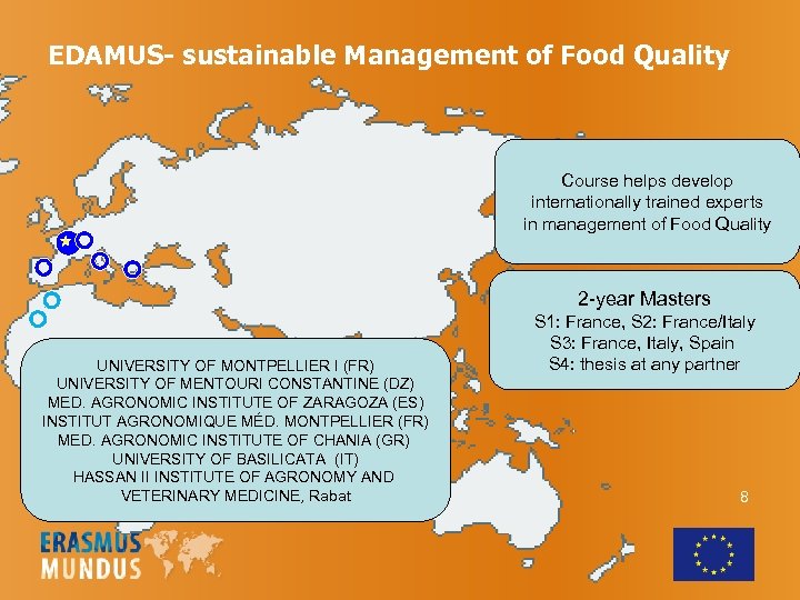 EDAMUS- sustainable Management of Food Quality Course helps develop internationally trained experts in management