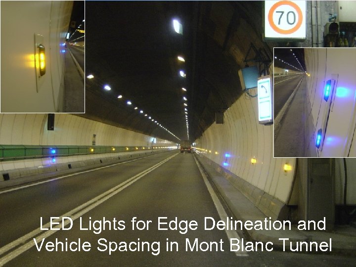 LED Lights for Edge Delineation and ARORA and ASSOCIATES. P. C. Vehicle Spacing in