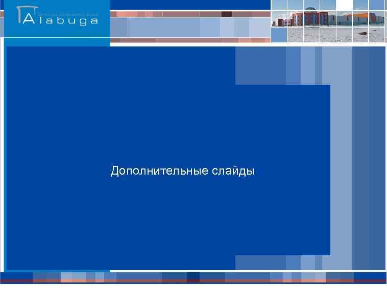 Дополнительные слайды 