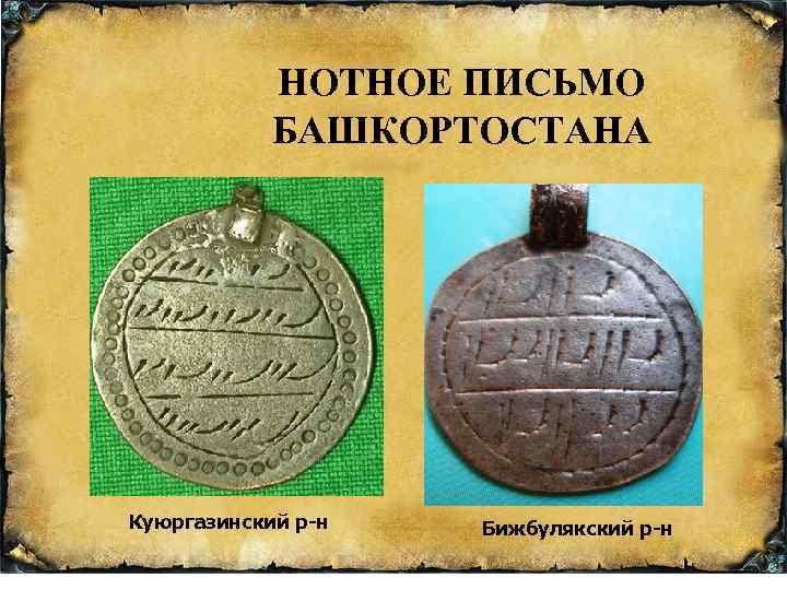 НОТНОЕ ПИСЬМО БАШКОРТОСТАНА Куюргазинский р-н Бижбулякский р-н 