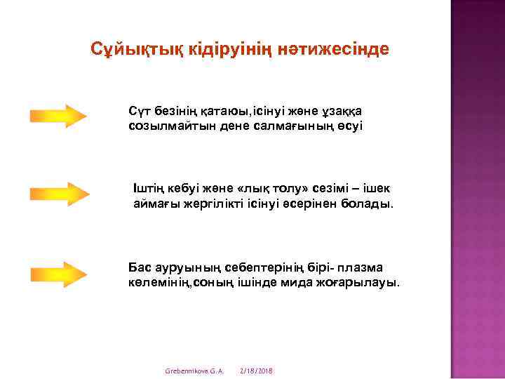 Сұйықтық кідіруінің нәтижесінде Сүт безінің қатаюы, ісінуі және ұзаққа созылмайтын дене салмағының өсуі Іштің