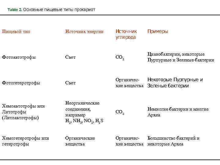 Сравнительная характеристика вирусов и бактерий таблица