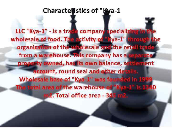 Characteristics of 