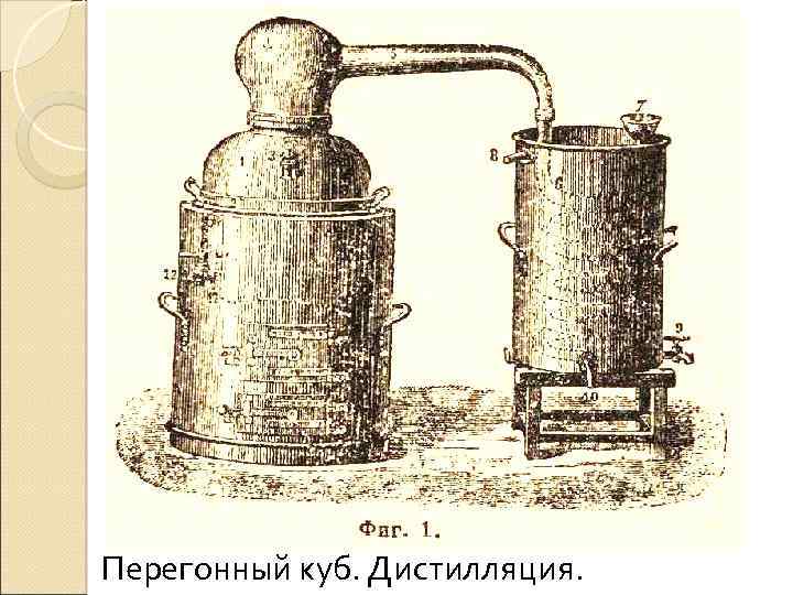 Перегонный куб. Дистилляция. 