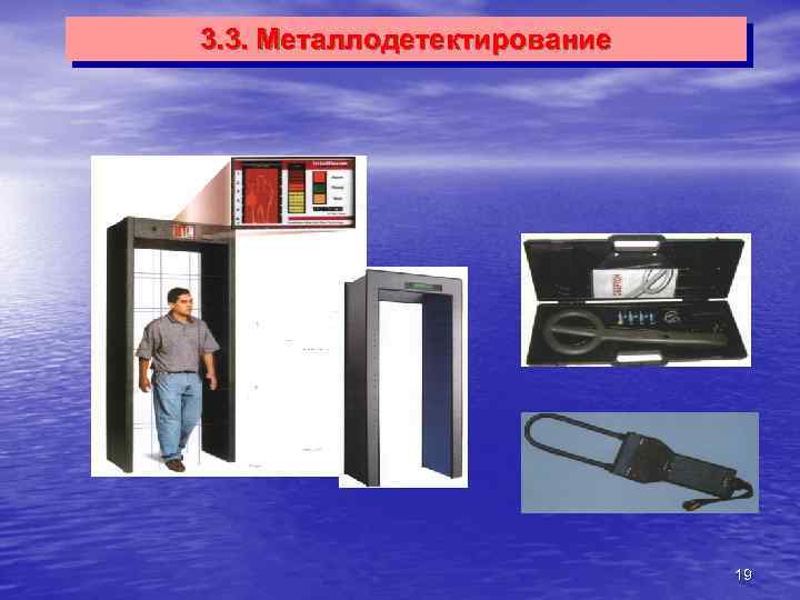 3. 3. Металлодетектирование 19 