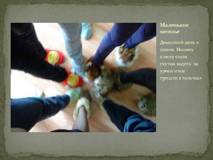 Маленькие веселье Домашний день в школе. Нашему классу стало скучно ходить на уроки и