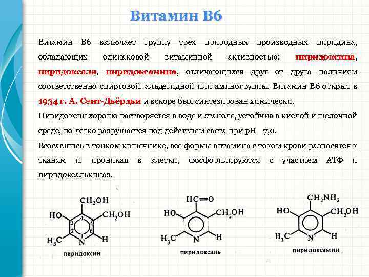 Витамины группы б презентация биохимия