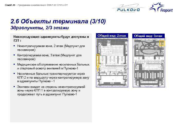 Слайд 36 Программа ознакомления ORAT 02 СПП и ОТ 2. 6 Объекты терминала (3/10)