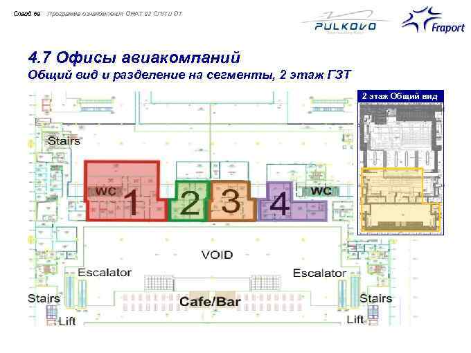 Слайд 69 Программа ознакомления ORAT 02 СПП и ОТ 4. 7 Офисы авиакомпаний Общий