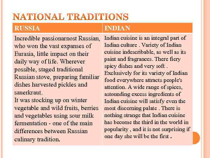 RUSSIA INDIAN Incredible passionarnost Russian, who won the vast expanses of Eurasia, little impact