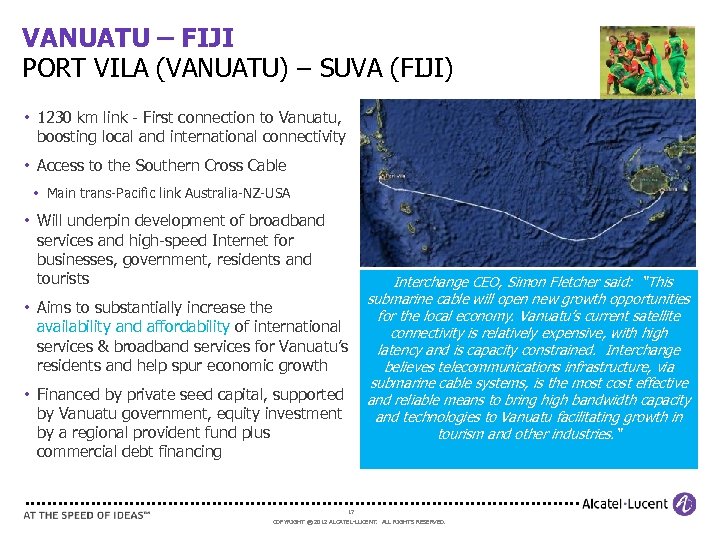 VANUATU – FIJI PORT VILA (VANUATU) – SUVA (FIJI) • 1230 km link -