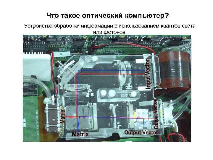 Что такое оптический компьютер? Устройство обработки информации с использованием квантов света или фотонов. 