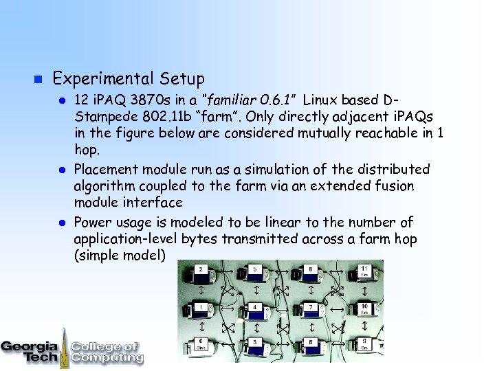 n Experimental Setup l l l 12 i. PAQ 3870 s in a “familiar
