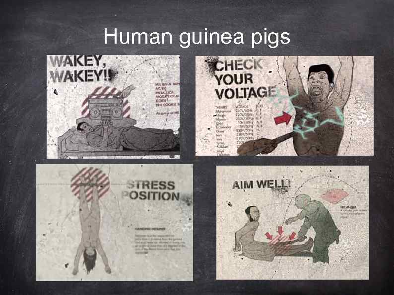 Human guinea pigs 
