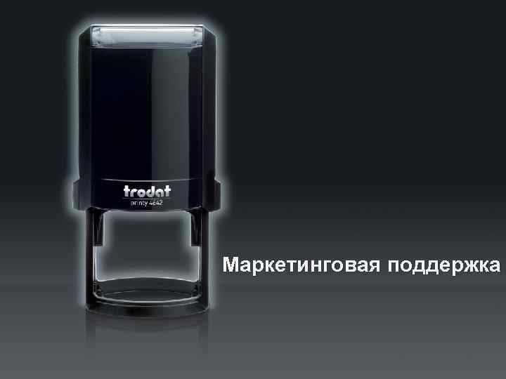 Маркетинговая поддержка 