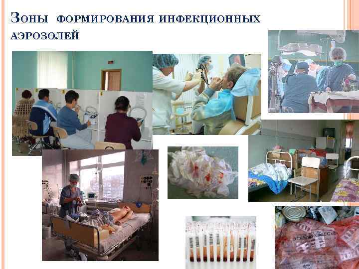 ЗОНЫ ФОРМИРОВАНИЯ ИНФЕКЦИОННЫХ АЭРОЗОЛЕЙ 