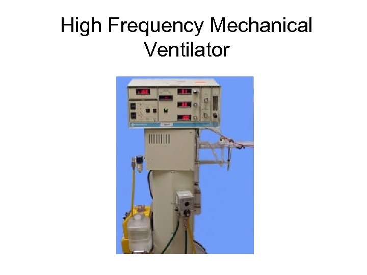 High Frequency Mechanical Ventilator 