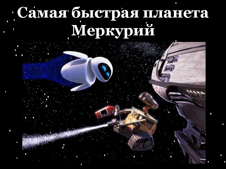 Самая быстрая планета Меркурий 