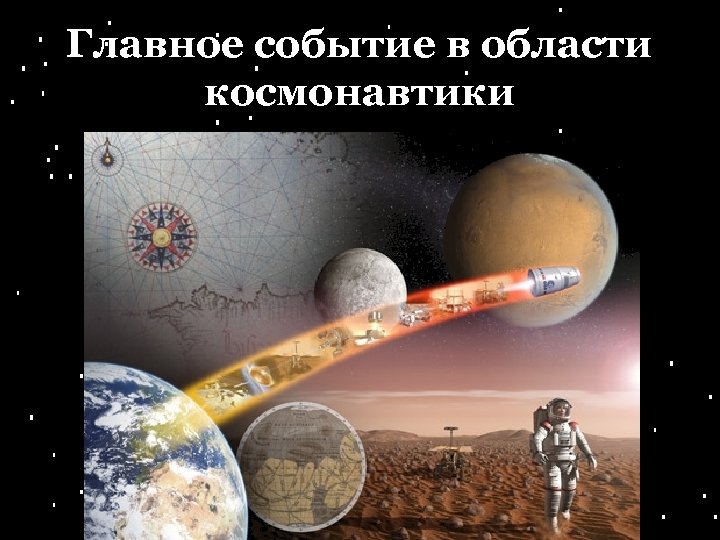 Главное событие в области космонавтики 
