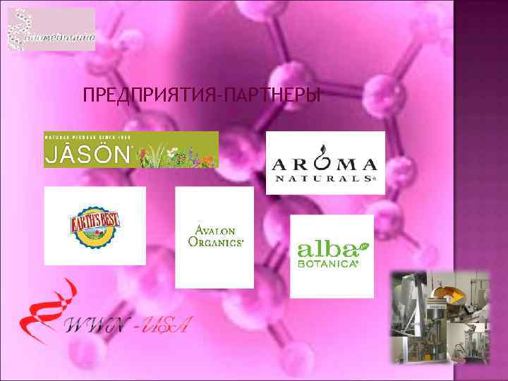 ПРЕДПРИЯТИЯ-ПАРТНЕРЫ 