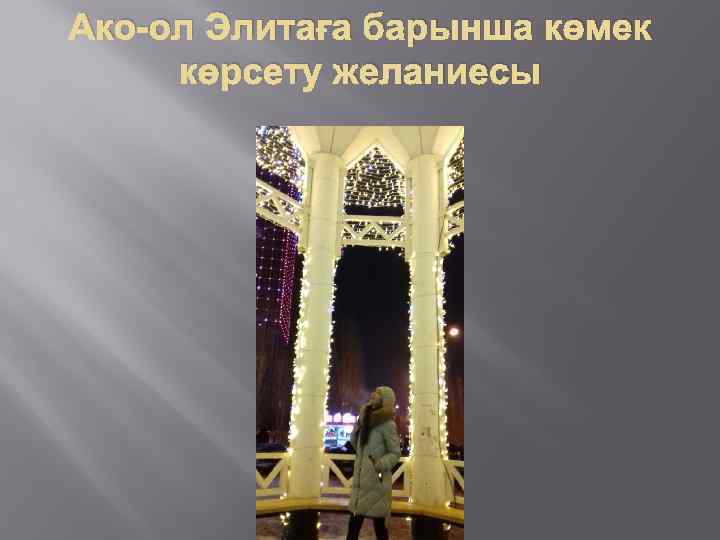 Ако-ол Элитаға барынша көмек көрсету желаниесы 