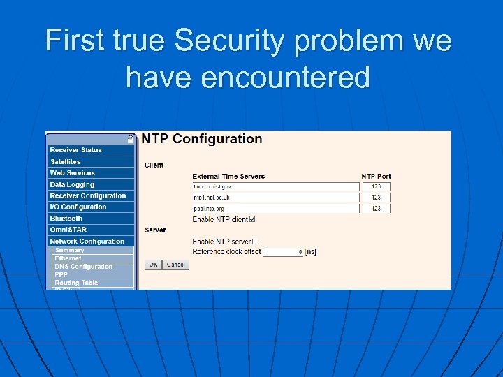 First true Security problem we have encountered 