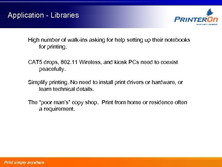 Application - Libraries High number of walk-ins asking for help setting up their notebooks