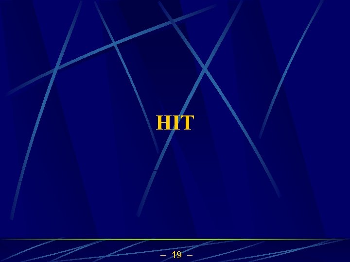 HIT 19 