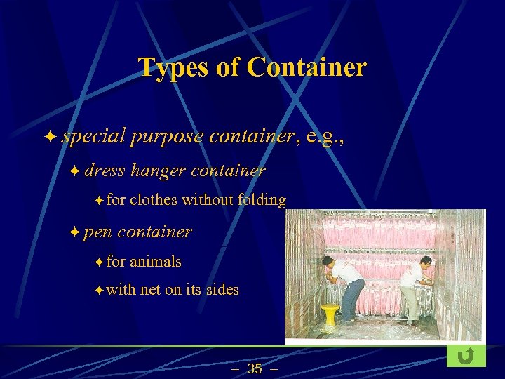 Types of Container ö special ö dress ö for ö pen purpose container, e.