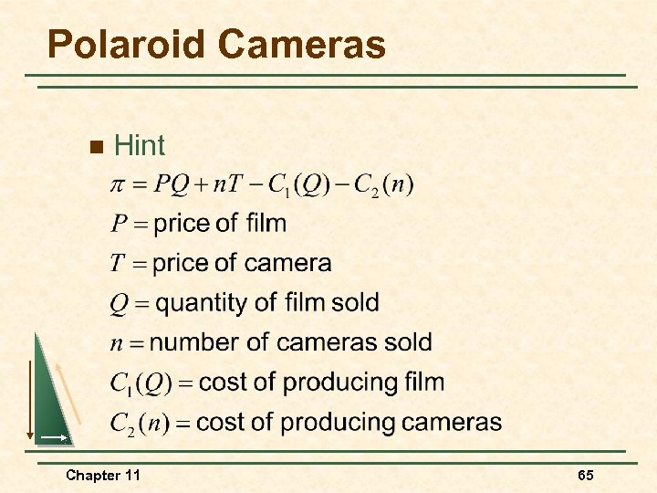 Polaroid Cameras n Hint Chapter 11 65 