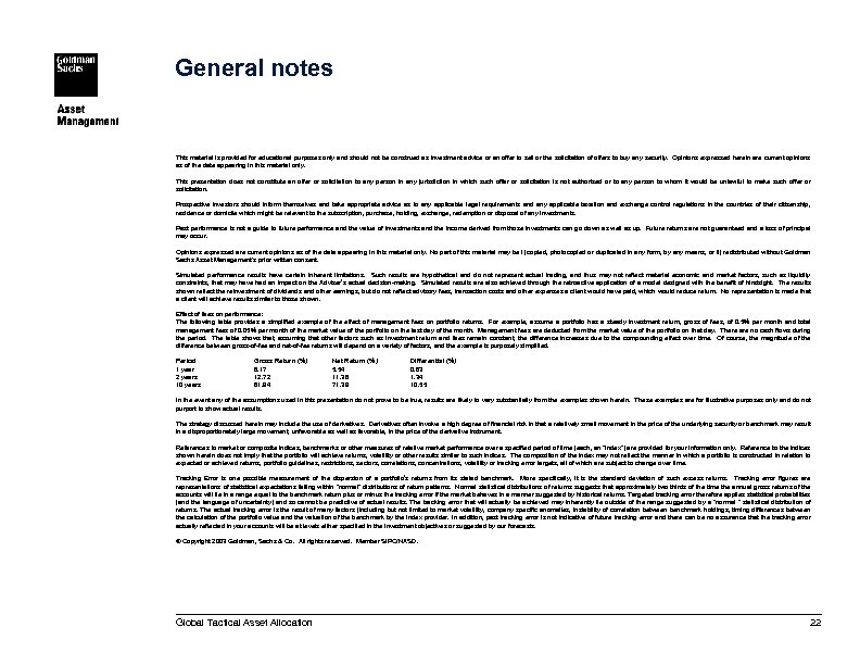 General notes This material is provided for educational purposes only and should not be