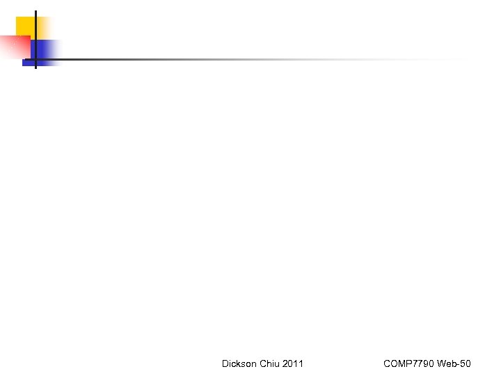 Dickson Chiu 2011 COMP 7790 Web-50 