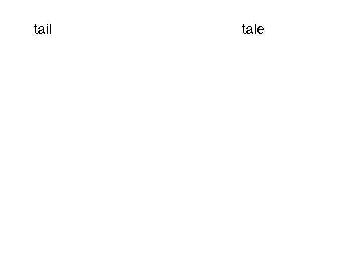 tail tale 