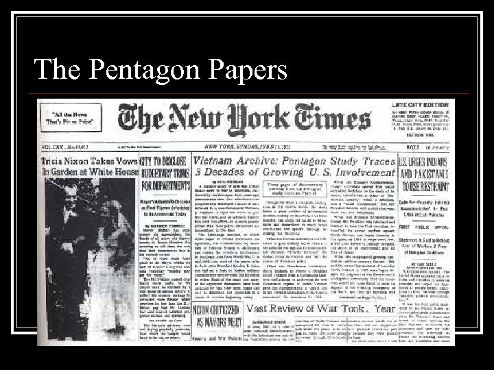 The Pentagon Papers 