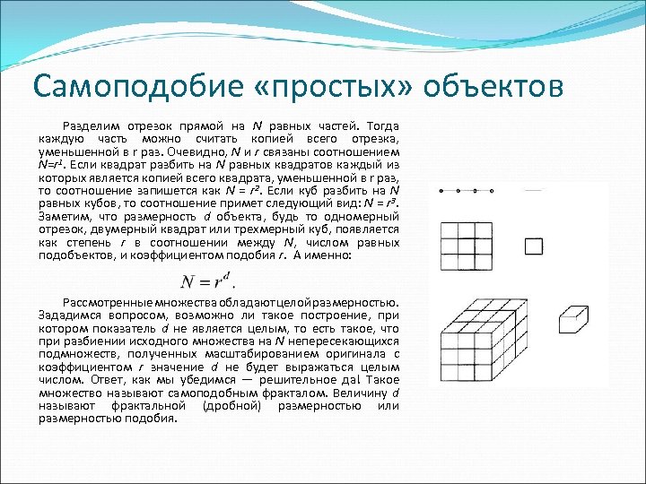 Графика изображение построено из объектов обладающих свойством самоподобия